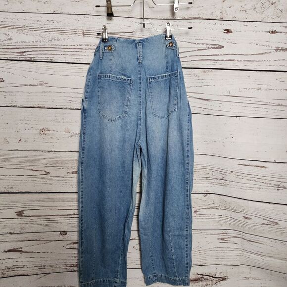 Free People High Rise Jeans Size 0 NWOT - Picture 4 of 5
